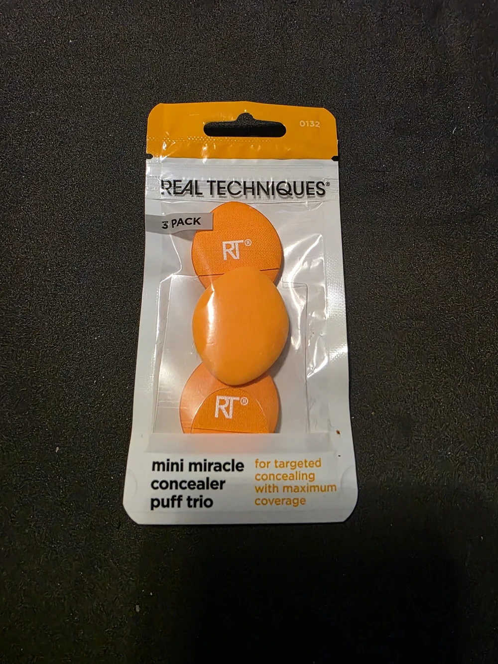 Real Techniques Mini Miracle Concealer Puff Trio - Bright Orange